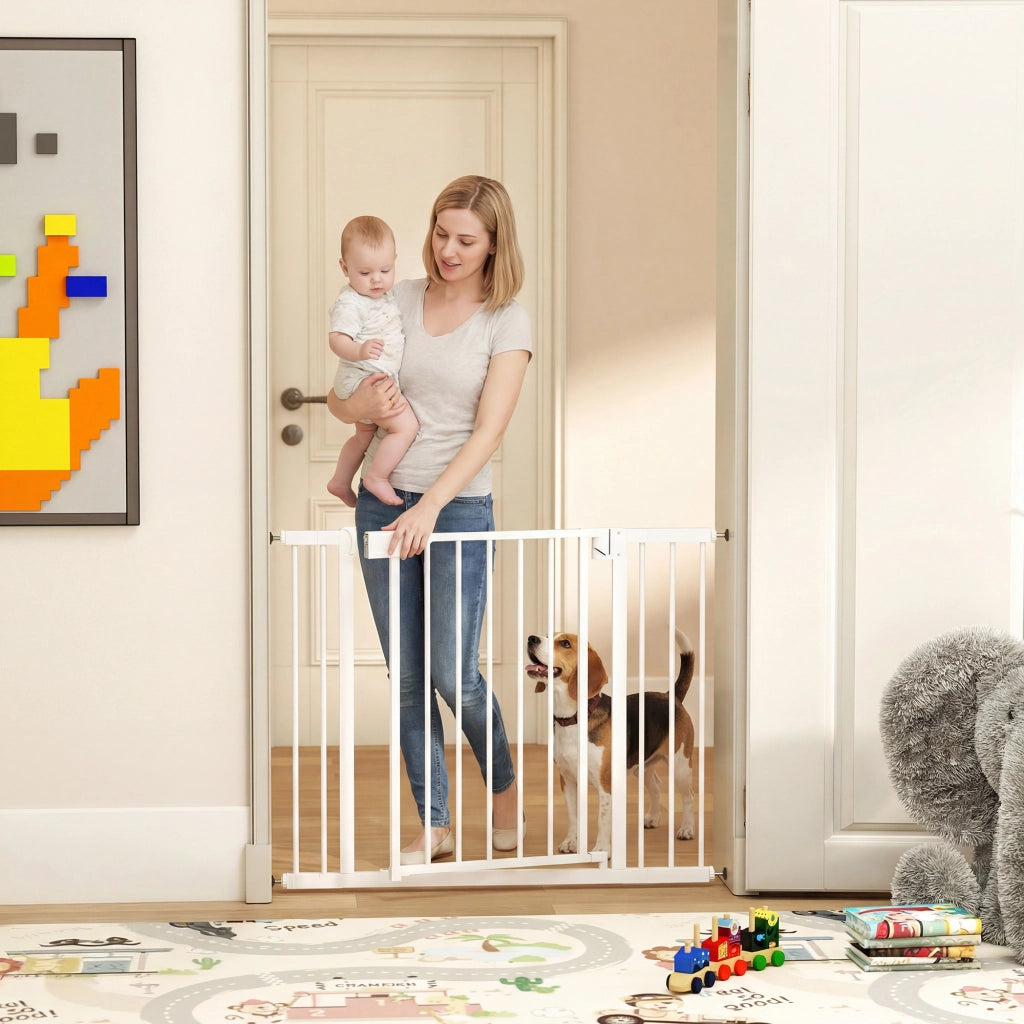 Barriera Sicurezza Bambini e Animali ¨C Minimal ¨C Bianco 76-102 cm