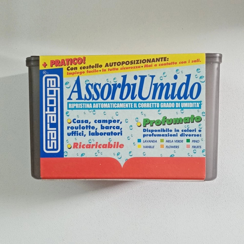 Assorbiumido in vaschetta con 1 ricarica da 450gr fragranza vanille