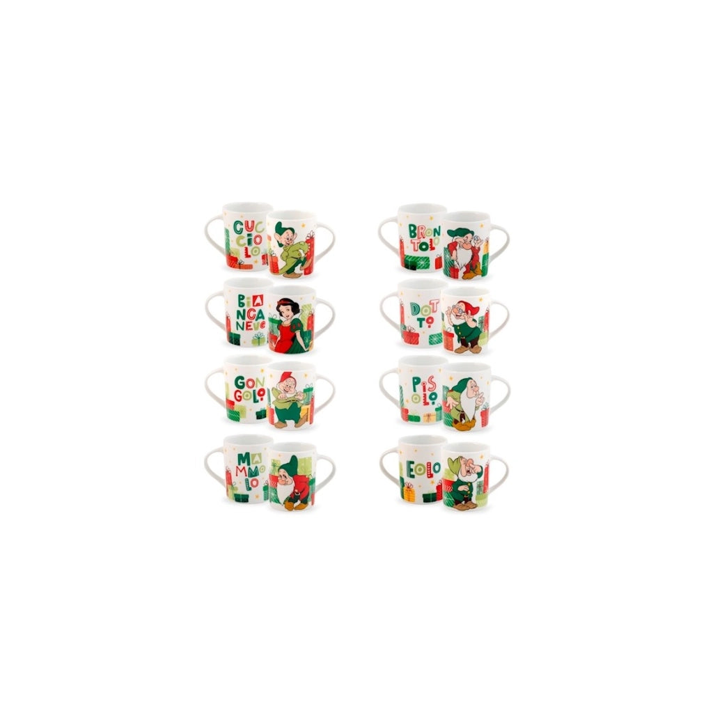 Mug con nani di Natale ml 340