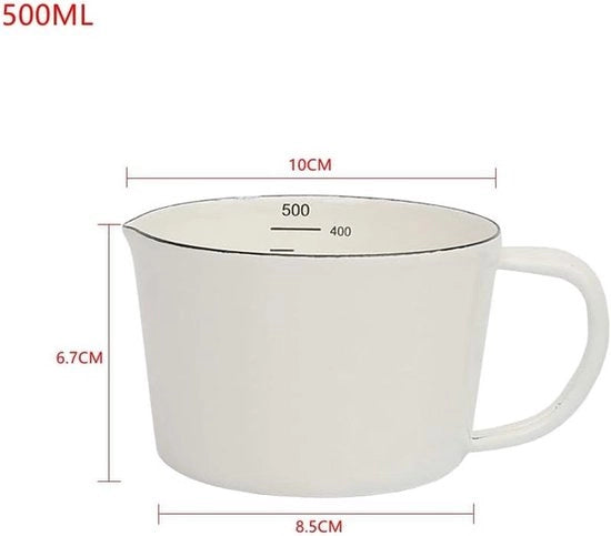 Bicchiere per il caffè e il tè in ceramica (500 ml)