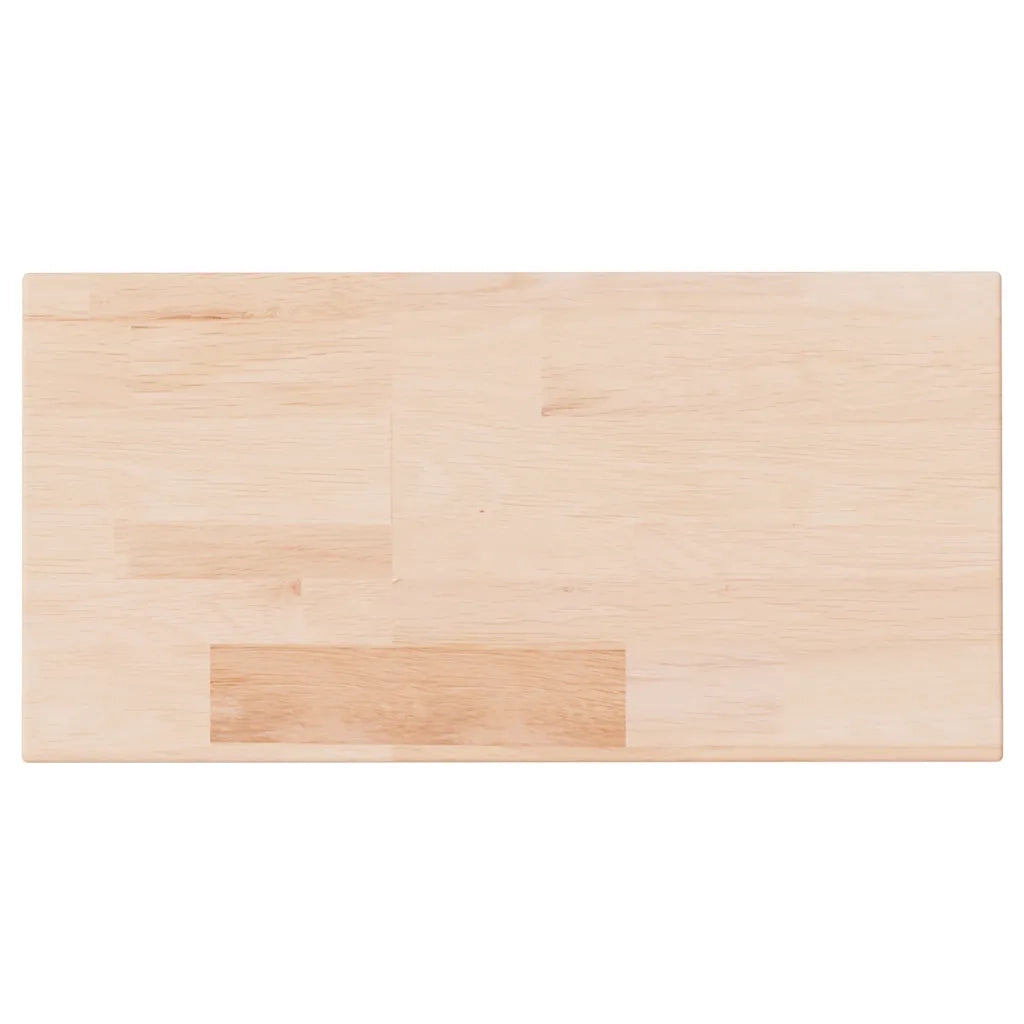 Mensola | Ripiano | Scaffale 40x20x2,5 cm Legno Massello di Rovere Non Trattato