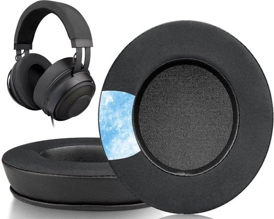 Orecchie raffreddanti in gel per cuffie Razer Kraken - Nero