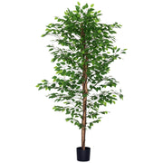 Pianta Ficus Artificiale ¨C Minimal ¨C Verde 180 cm con Vaso