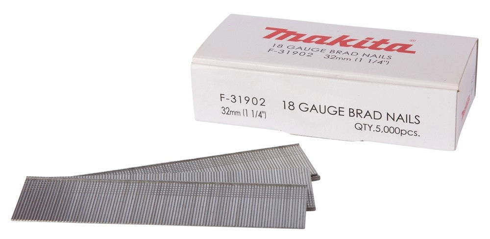 CHIODI MAKITA 18GA D.1,2 X 32mm, 5000 PEZZI  - F-31902