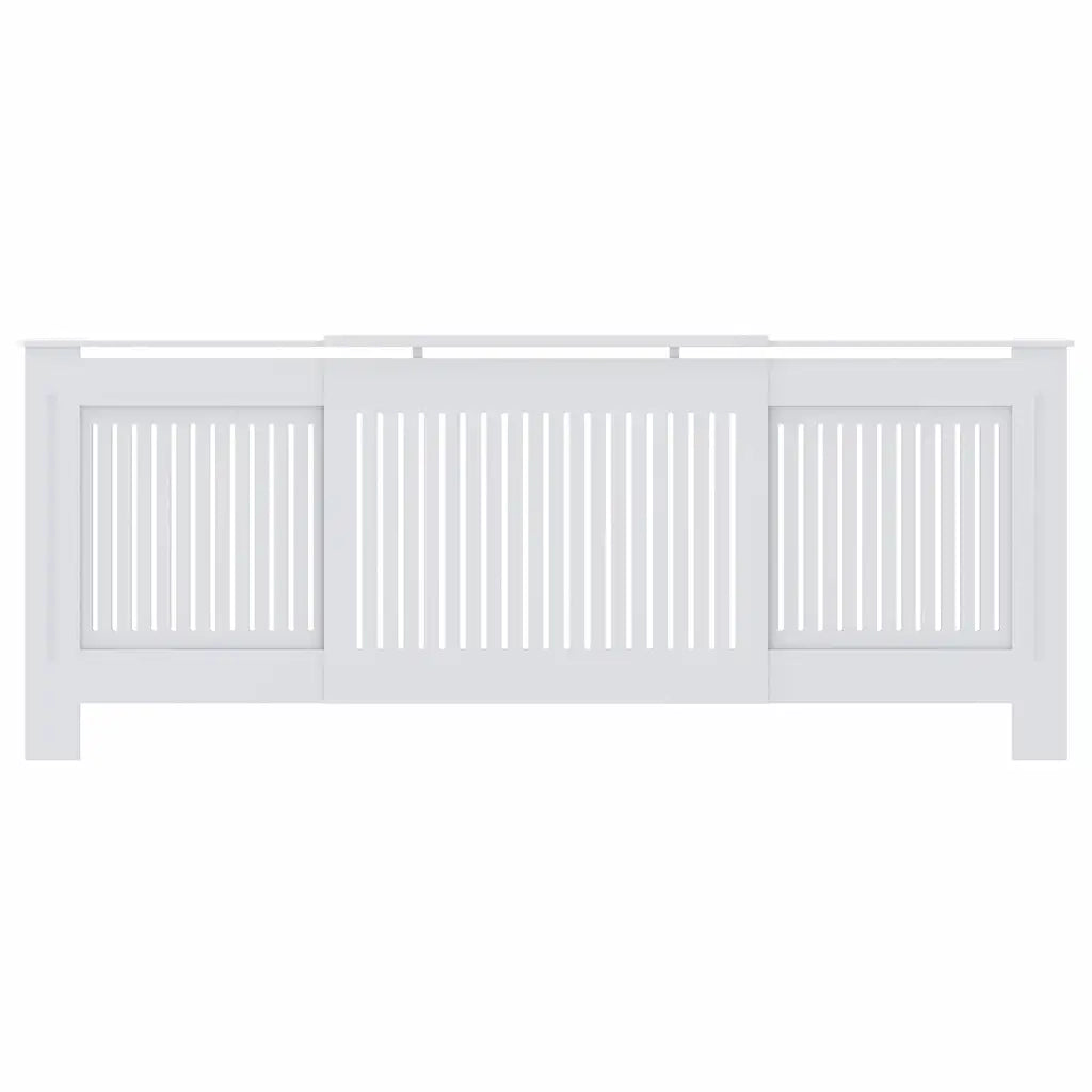 Copertura per radiatori 2 pcs Bianco 205 x 20,5 x 81,5cm