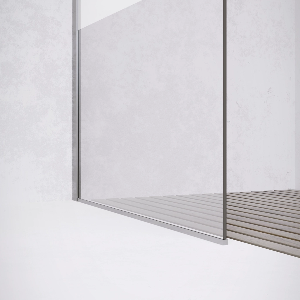 Parete doccia walk-in 80 cm 8mm opaco anticalcare h200 | Lazaros