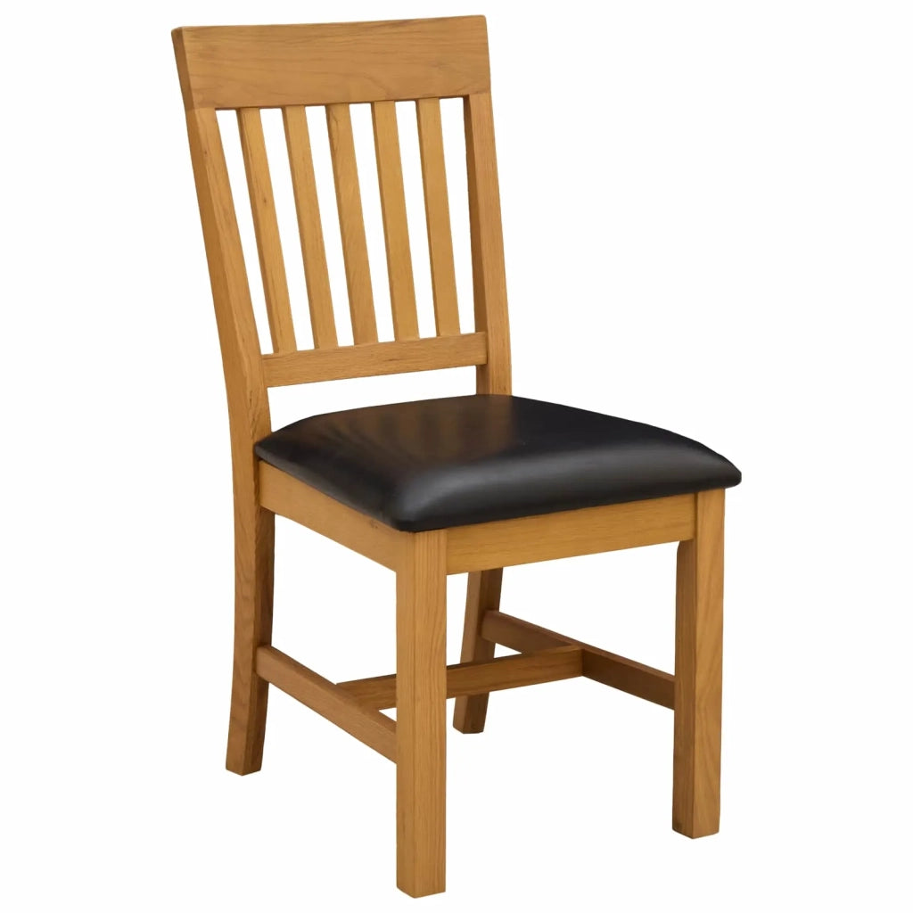 Set da pranzo 4 pz Nero Legno di Quercia Massello 3430298