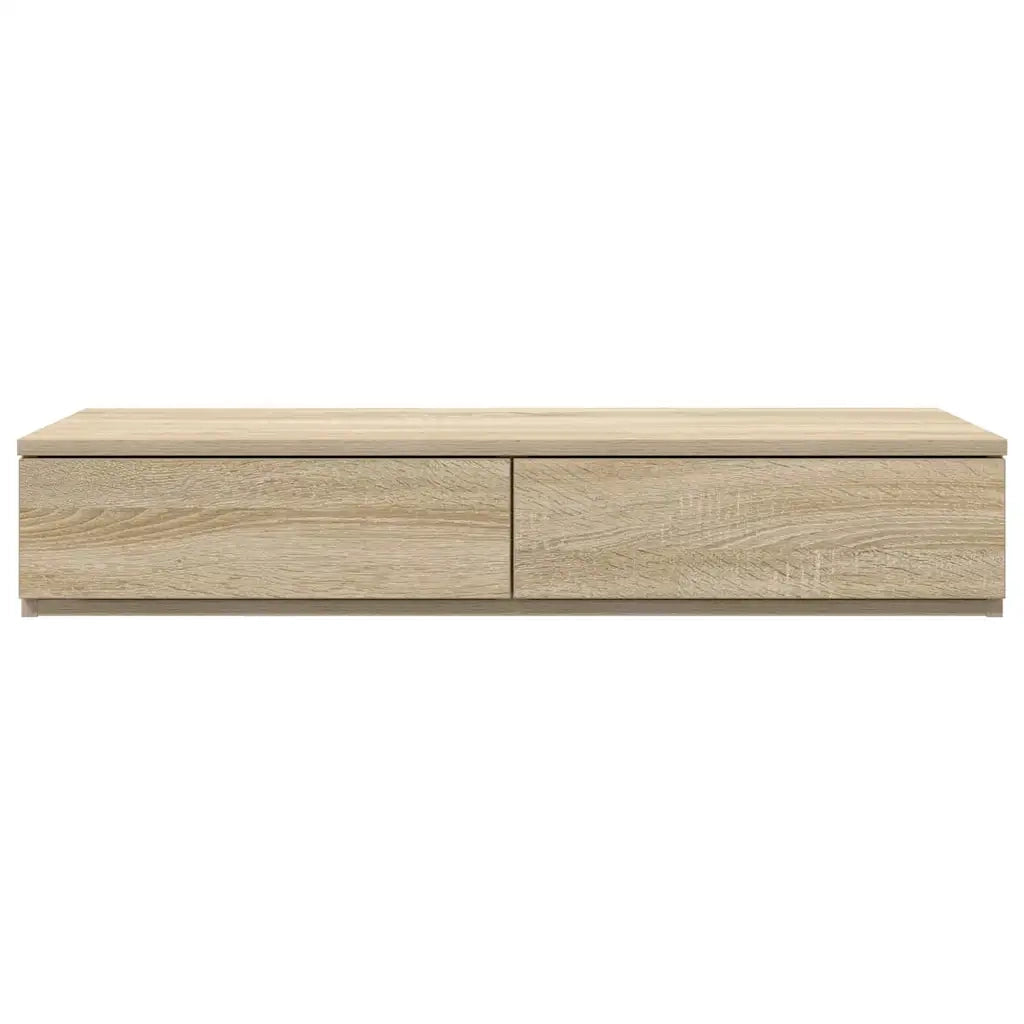 Cassetti per letto | Comodino | Armadio da Notte | Mobiletto da notte Rovere Sonoma 75 x 36,5 x 16,5 cm