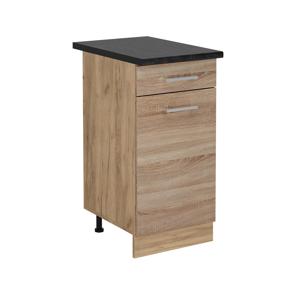 Vicco Mobiletto base per cucina Sonoma 40 cm , PL Antracite