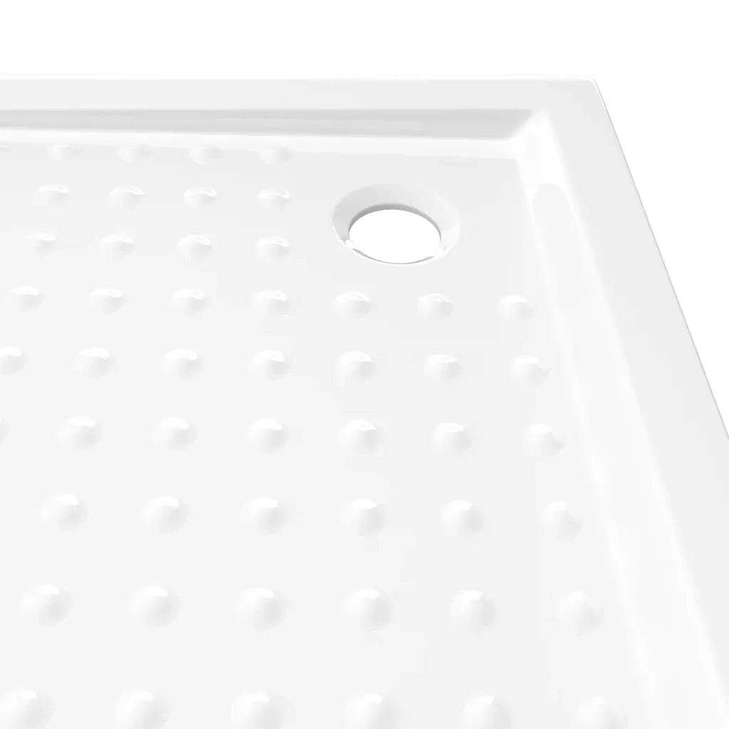 Piatto Doccia con Superficie Puntinata Bianco 80x80x4 cm in ABS CFW3372730