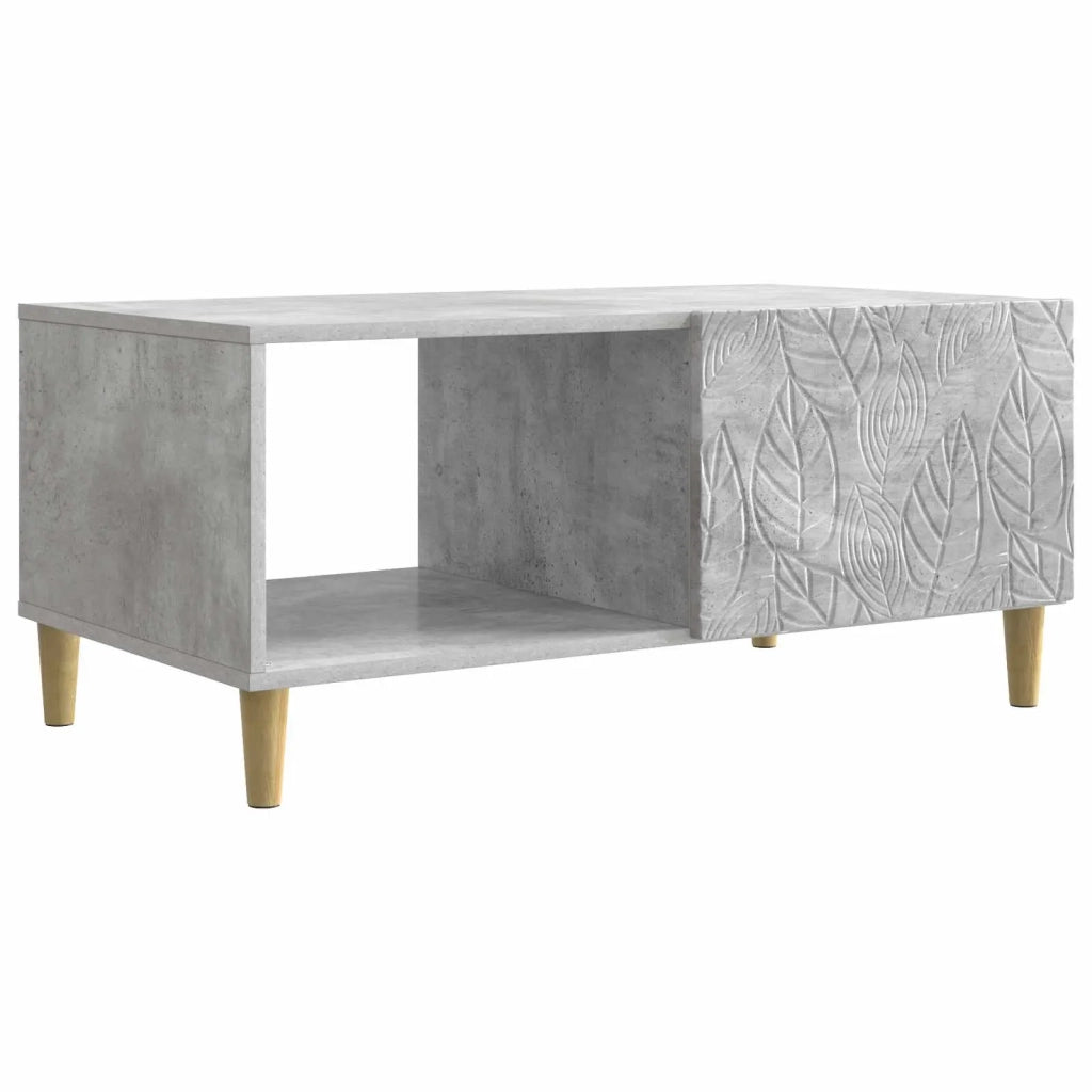 Tavolino da salotto | Tavolino da caff¨¨ | Tavolino da Soggiorno Grigio Cemento 90 x 50 x 40 cm