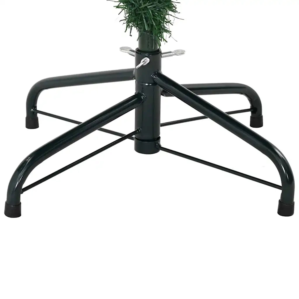Albero di Natale artificiale con 150 LED Verde 120 cm PE e PVC 3397324