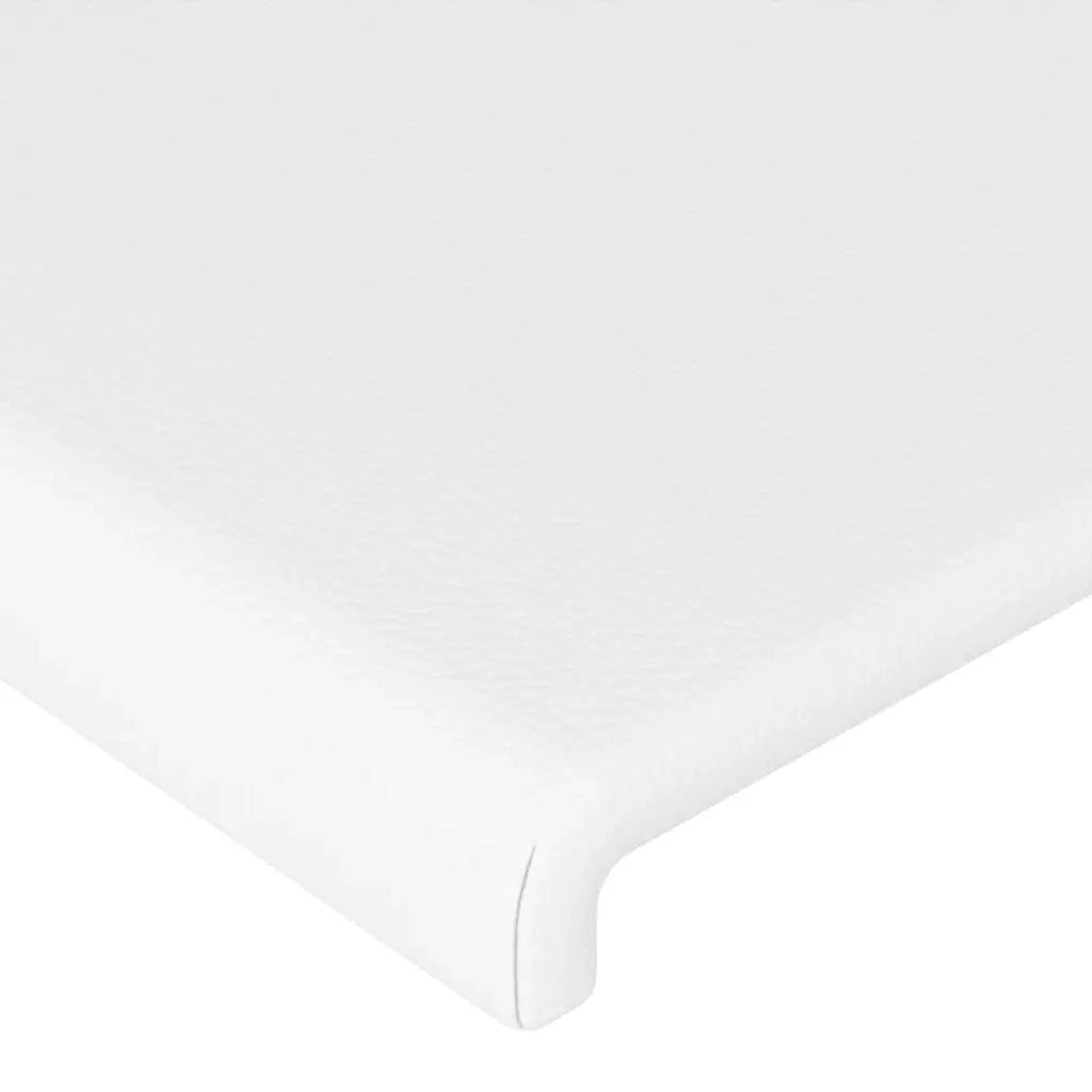 Testiera a LED-Testata con LED Bianca 183x16x78/88 cm in Similpelle 327490