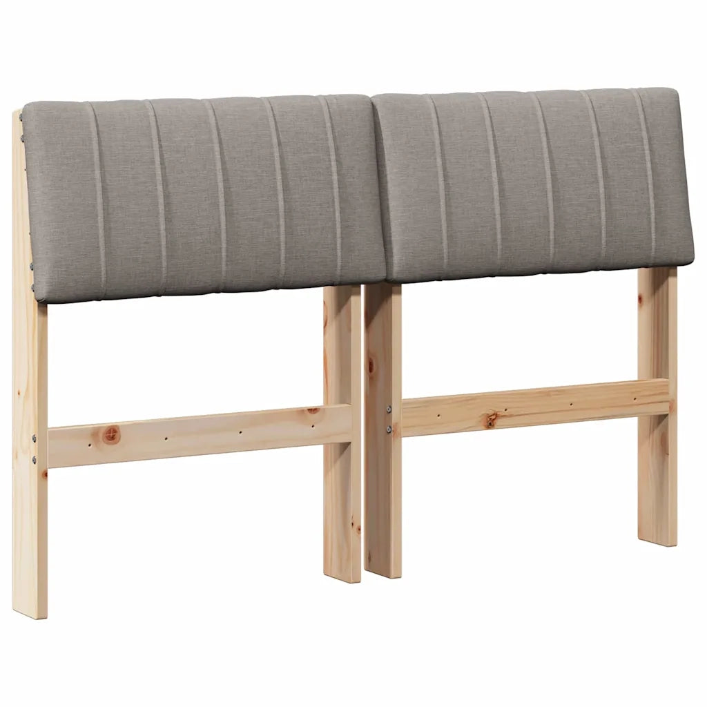 Testiera imbottita Talpa 120 cm Pino massello 879242
