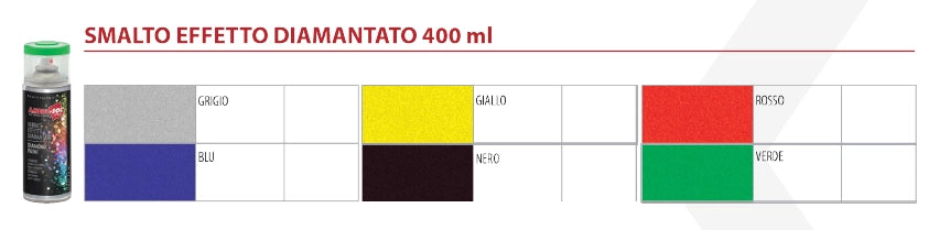 BOMBOLETTA SPRAY METALLIZZATO AMBROSOL 400 ml - Verde - 6 pezzi- AMBROSOL