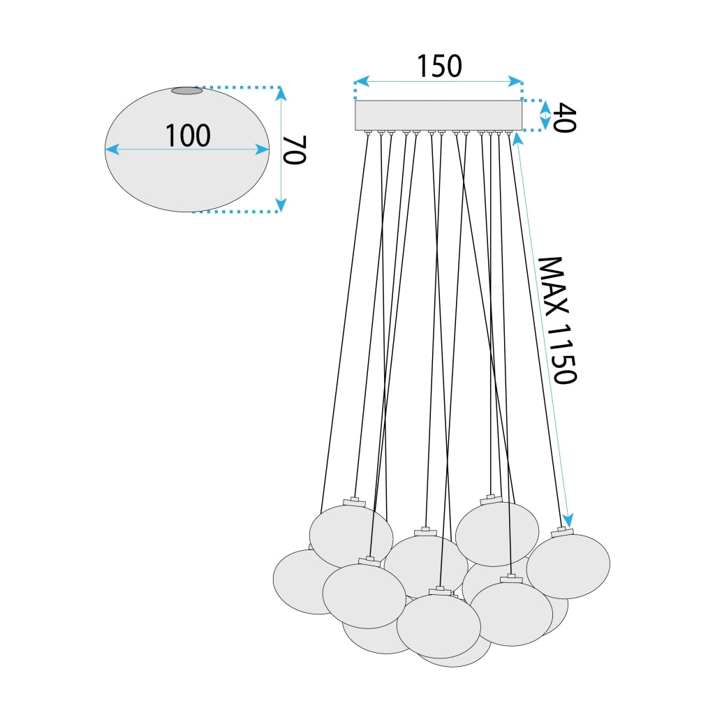 Lampada Ms025-13cp Chrome