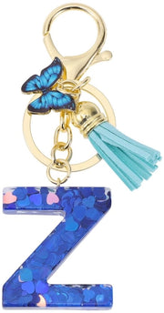 Sostituto di Chiave con Lettera Z - Materiale di Verniciatura Duraturo - Pennello - Accessorio Decorativo - 9,3 cm - Robusto e Resistente agli Urti - Sostituto di Chiave con Iniziali