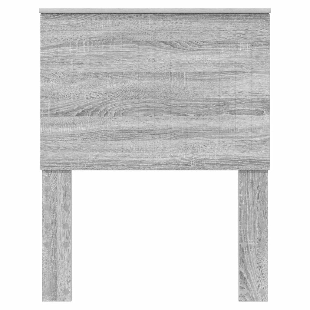 Testiera | Testata con Testiera | Testata Grigio Sonoma 75 cm Legno multistrato