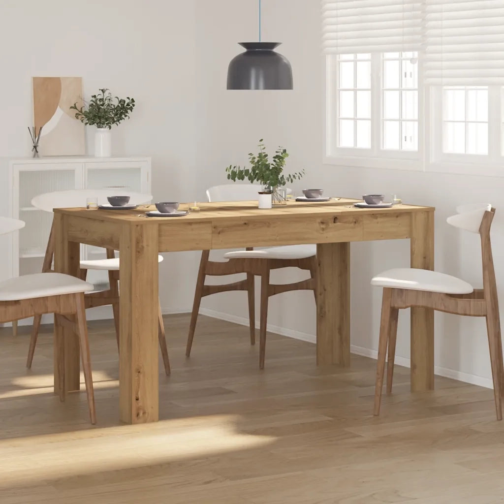 Tavolo Pranzo | Tavolo da cucina Artigianale 140x74,5x76 cm Legno Multistrato