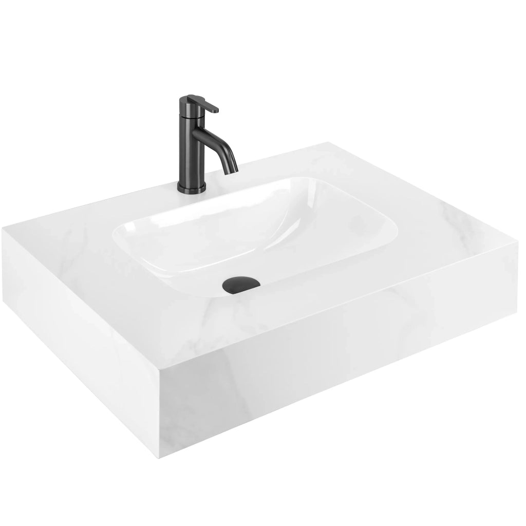 Lavabo Sospeso Rea Aresa Belt White 70
