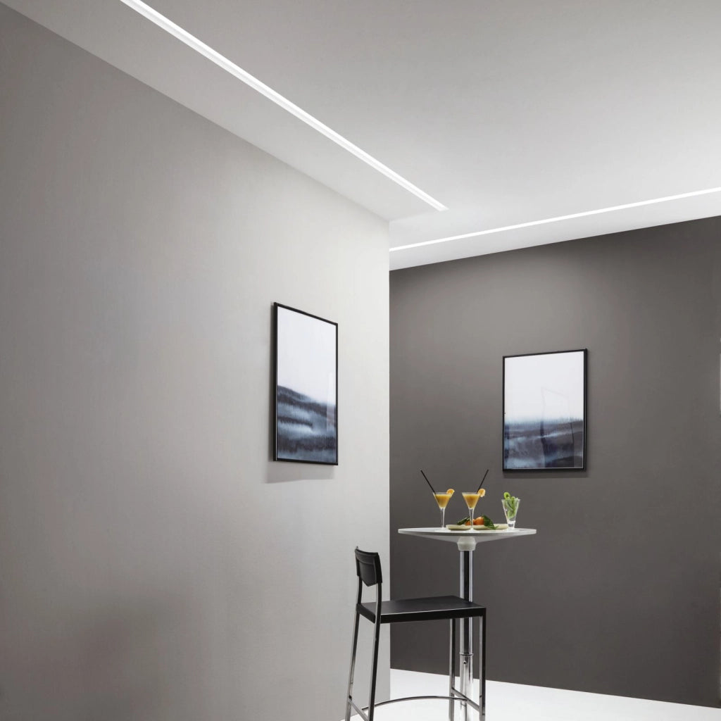 PROFILO WING BIANCO 200X9X3,5CM INSTALLAZIONE A VELETTA