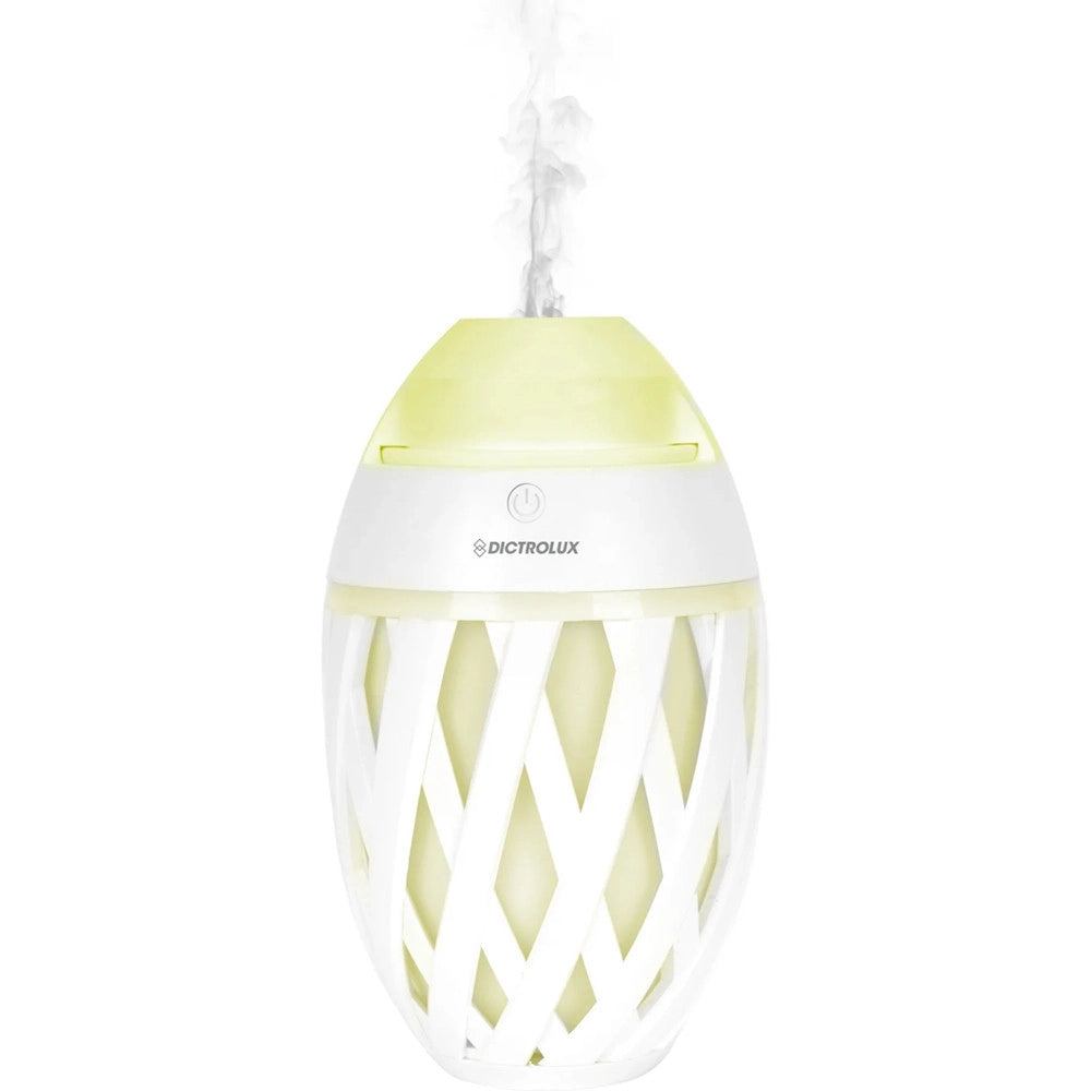 Trade Shop - Diffusore Di Essenze Profumate A Ultrasuoni 7 Luci Led Usb ø11cm H18cm Per Cromoterapia -