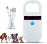 Scanner Microchip Rilevatore per Animali da Compagnia - Lettore ID e Temperatura per Cani e Gatti