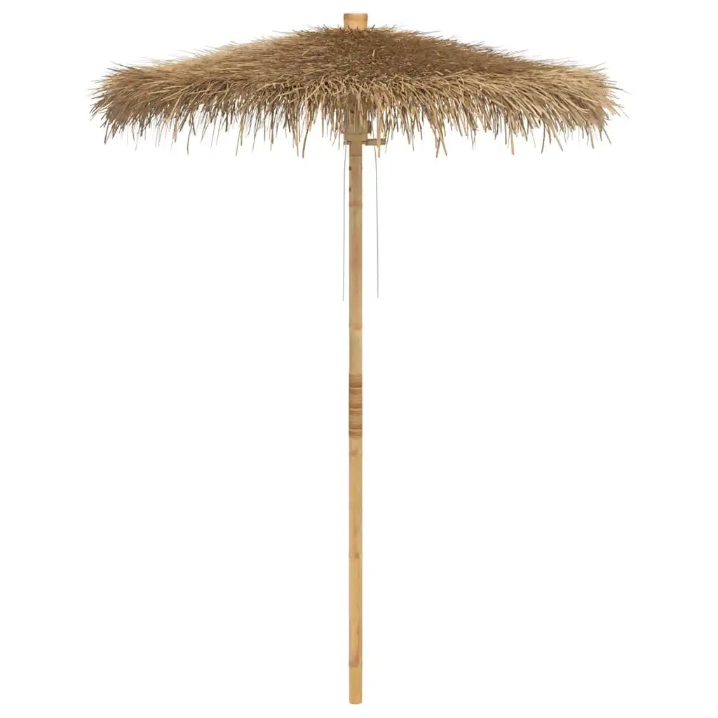 Ombrello Tiki con Baldacchino a Foglia di Banana 180 cm Bambù 4108223