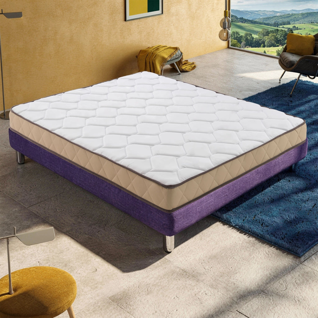 Materasso Singolo 80x200 in Memory Foam, Altezza 15 cm, Ortopedico e Indeformabile, Rigidità H3, GIOIA