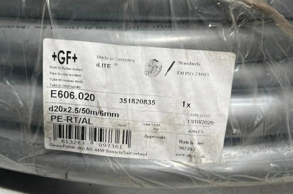 TUBO iLITE ISOLATO D20x2.5 6MM- GEORGE FISCHER