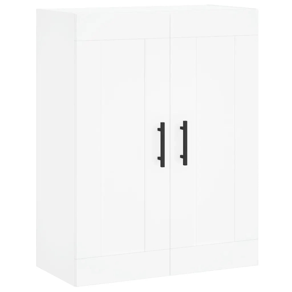 Credenza | Madia | Buffet da pranzo | Armadio da pranzo Bianca 69,5x34x180 cm in Legno Multistrato
