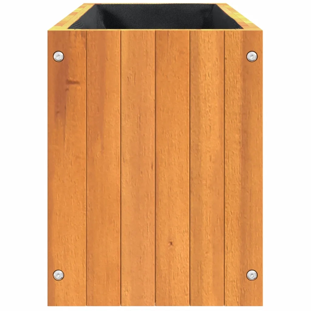 Fioriera | Cassetta per fiori | Vaso da Giardino 59x27,5x35 cm in Legno Massello di Acacia