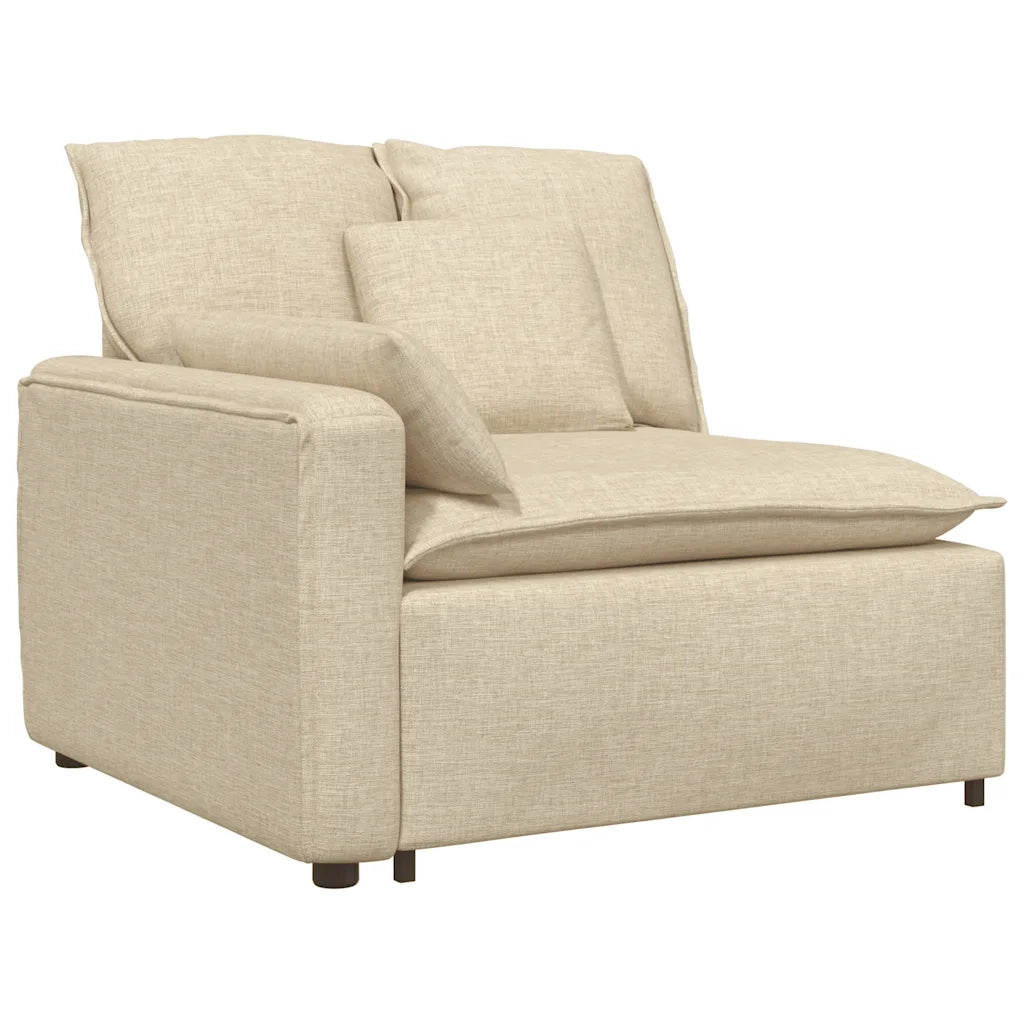 Modulo Terminale Bracciolo Divano Modulare con Cuscini-Sofa Modulare-Divanetto 100 cm 476468