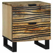 Armadio da Notte con cassetto Marrone 40 x 33 x 46 cm 4017934
