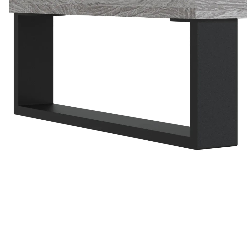 Tavolino da Salotto-Tavolino da soggiorno-Tavolo Grigio Sonoma 60x60x30 cm Legno Multistrato