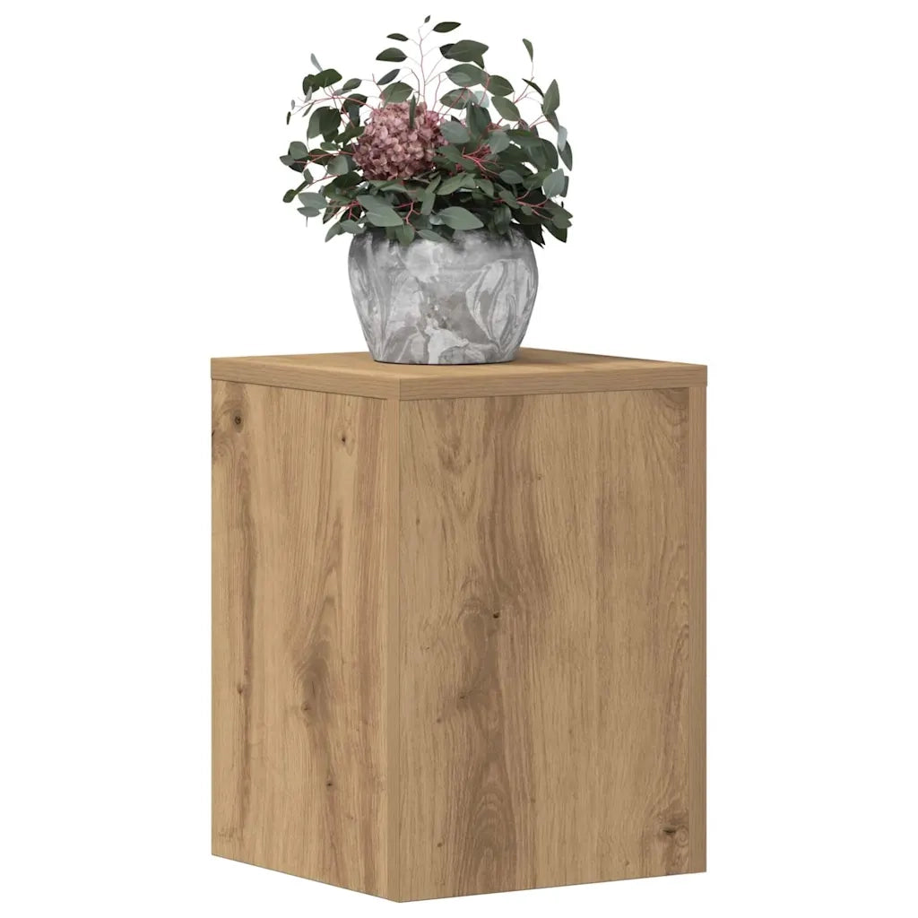 Supporti per piante | Sostegno per piante 2 pz Rovere 25x25x35 cm in Multistrato