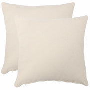 Federa 2 pcs HEERLEN Crema 35 x 35 cm Bouclé 908099