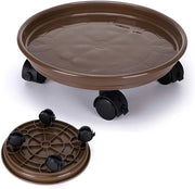 Supporto di vaso per piante con ruote - Versatile e mobile - Mocha