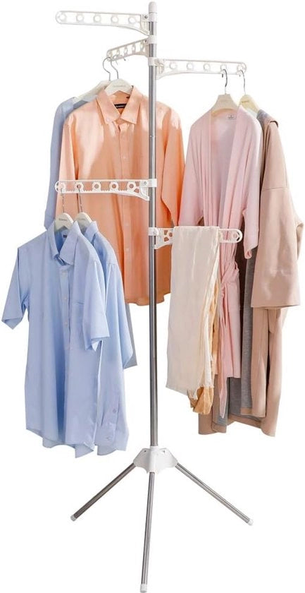 Drogaio a molle - organizzatore di abbigliamento tridimensionale - 1 pezzo - avorio - plastica