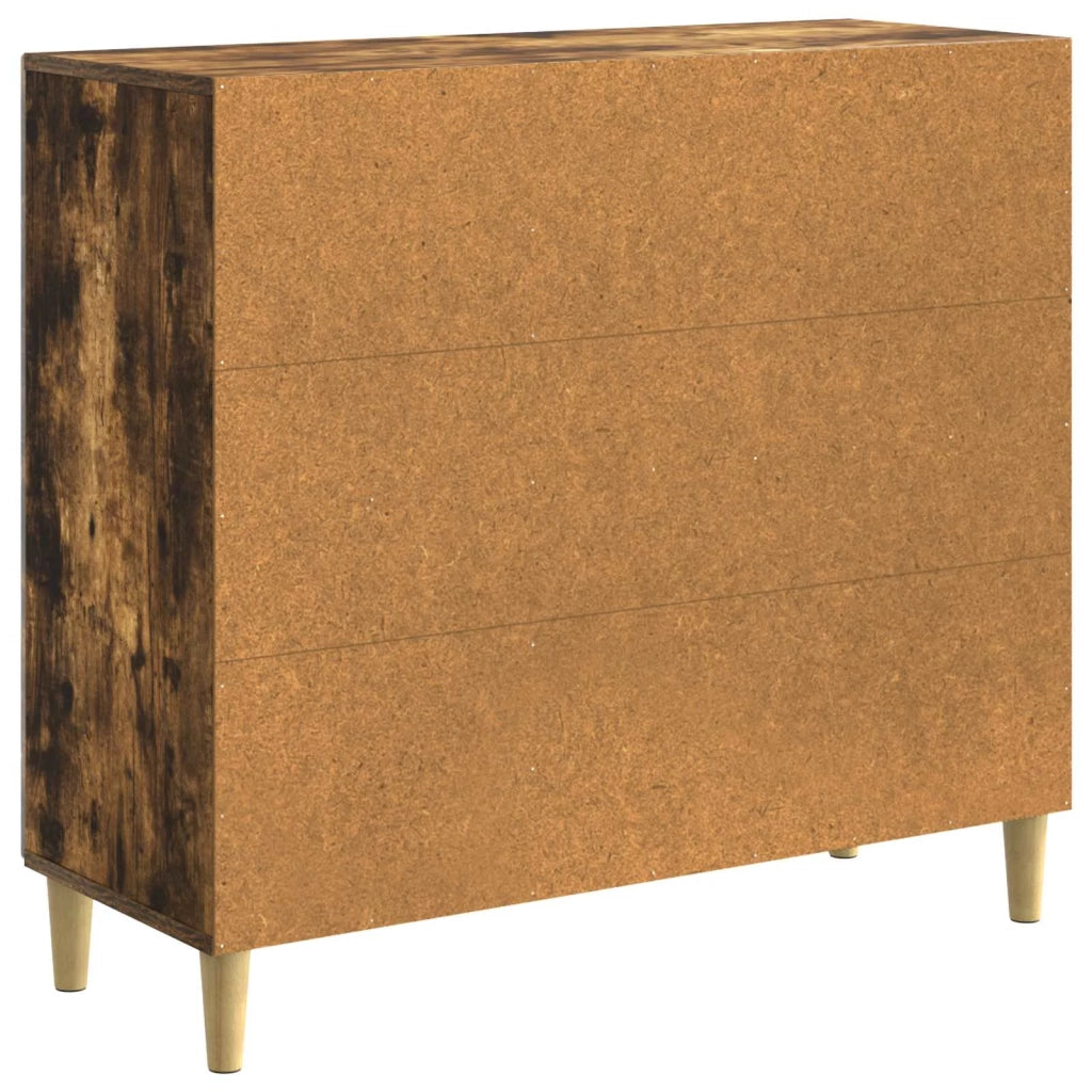Credenza Rovere Fumo 89 x 34,5 x 80 cm Legno ingegnerizzato 895110