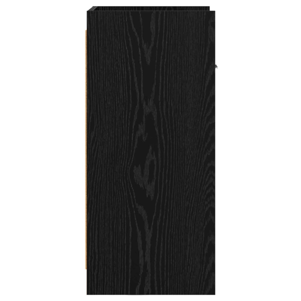Credenza Rovere Nero 40 x 36 x 80 cm Legno ingegnerizzato 8011076