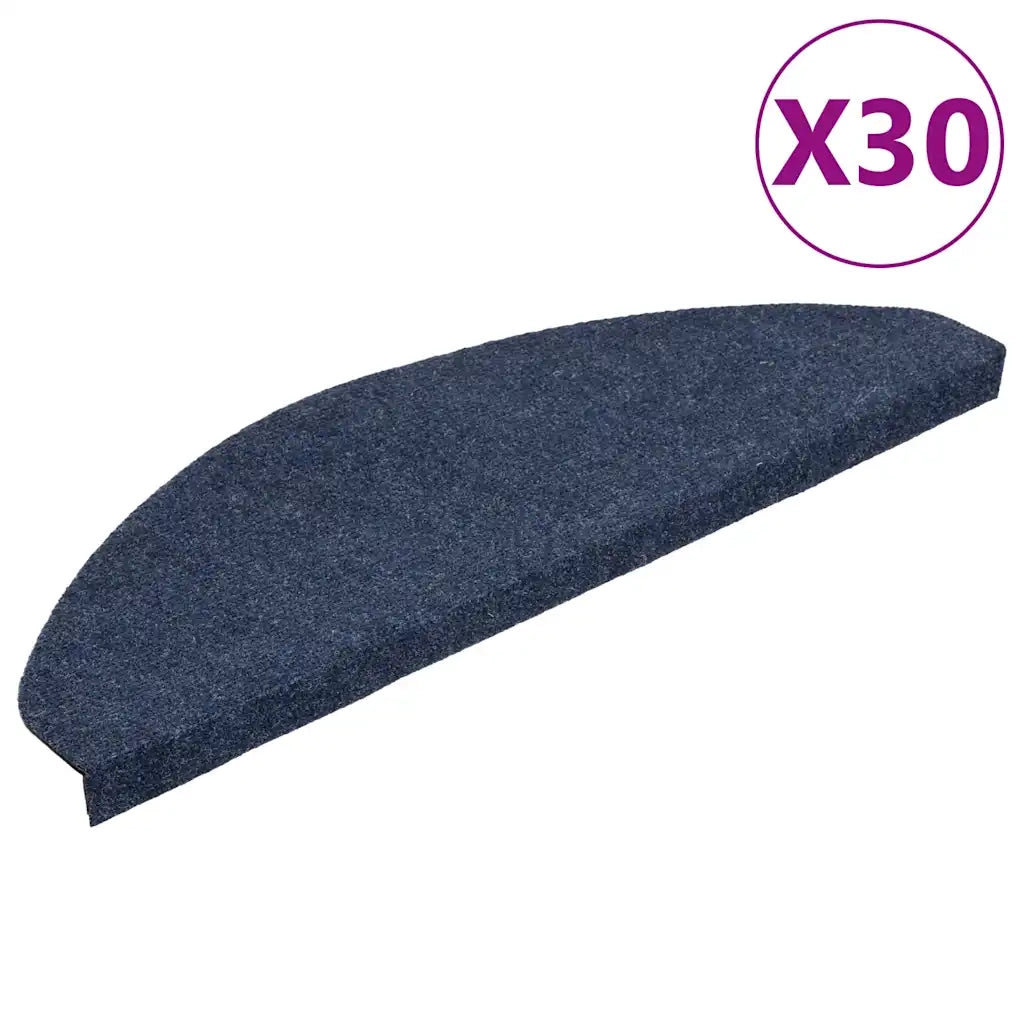 Tappetini Autoadesivi per Scale 30 pz Blu 65x22,5x3,5 cm 3365918