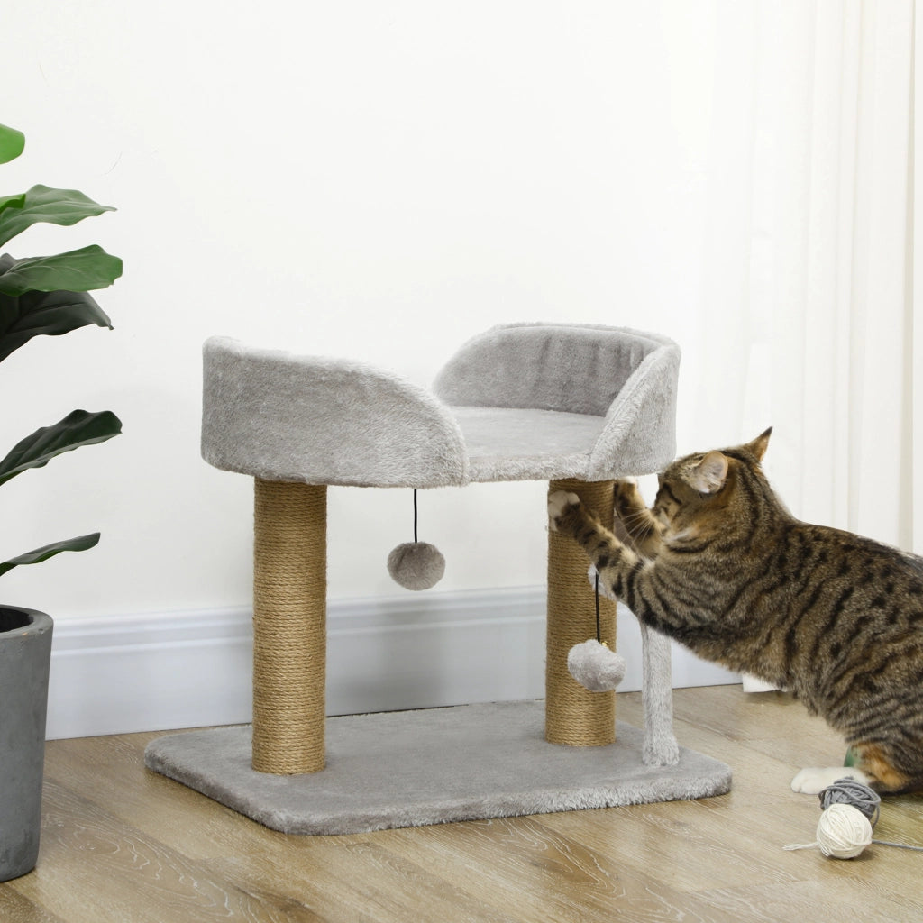Albero tiragraffi per gatti ¨C Minimal ¨C 42 cm grigio