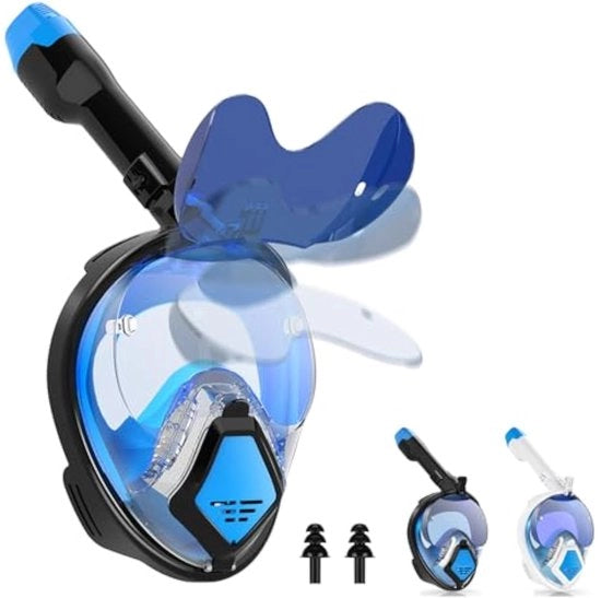 Duikmasker con posizione di ripresa panoramica e supporto per camera rimovibile per adulti, duikmasker