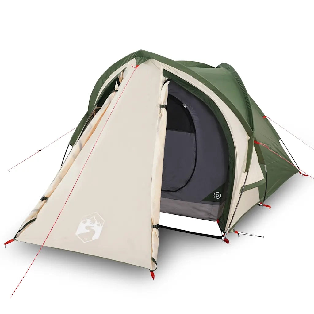 Tenda da Campeggio a Cupola per 2 Persone-Tenda per Escursionismo Verde Impermeabile 953880