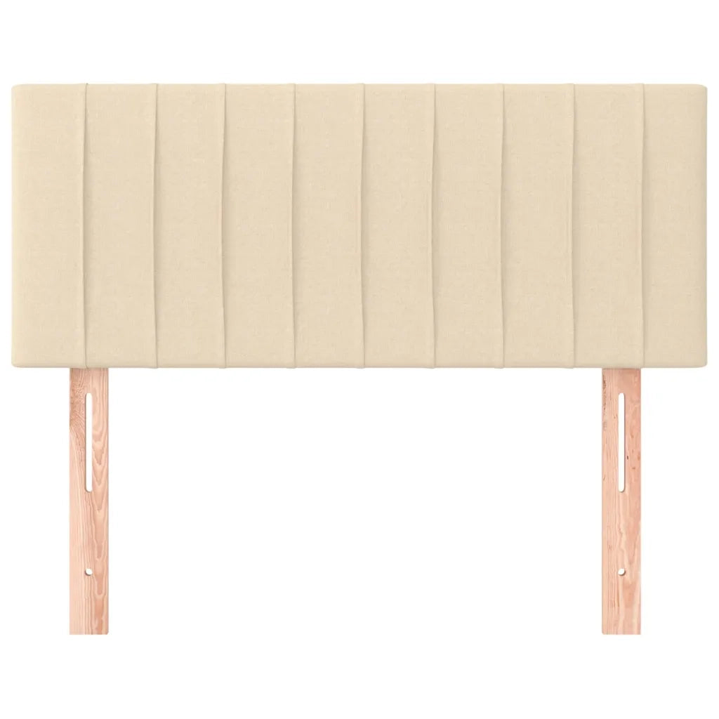 Testiera | Testata Crema 100x5x78/88 cm in Tessuto