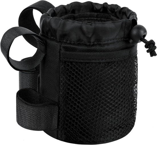 Sostegno per bicicletta con tasche in rete per manubrio - Portabicicletta per mountain bike, scooter, bicicletta da corsa, barca, sedia a rotelle