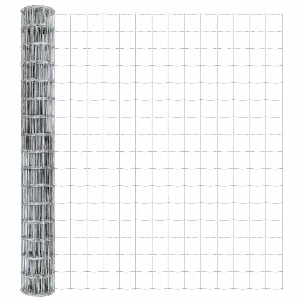 Recinzione con Posto Argento 1,5 x 10 m Acciaio 3350754