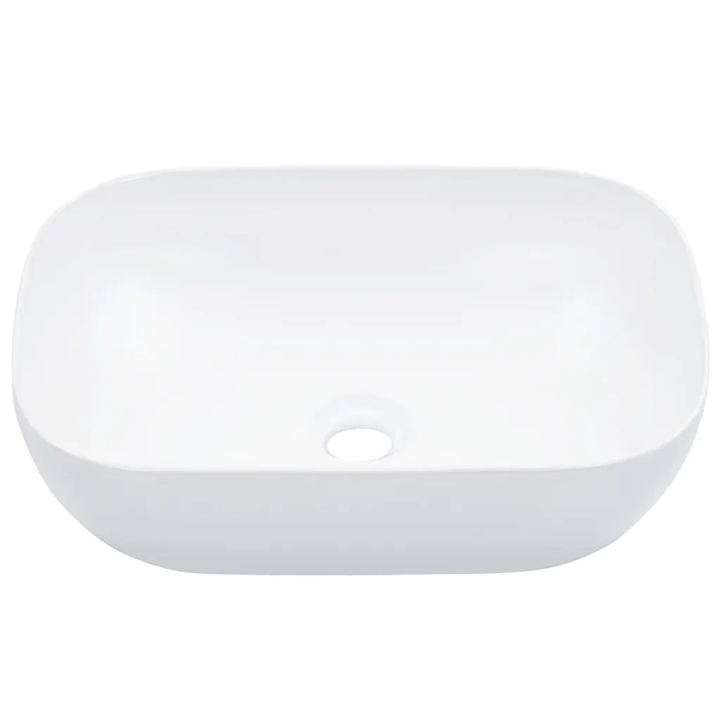 Lavandino 45,5x32x13 cm in Ceramica Bianco 143915