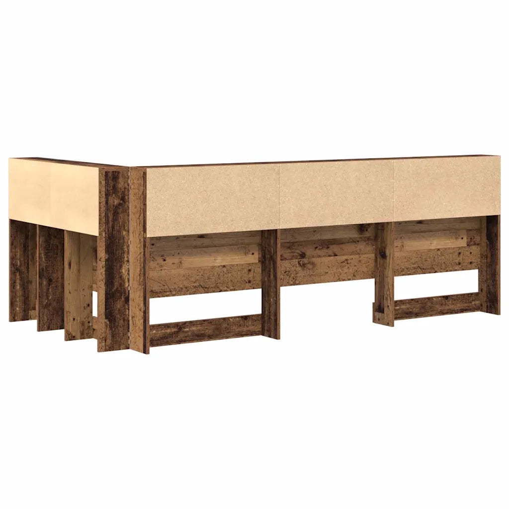 Testata contenitore Legno vecchio 80 cm Legno multistrato 3335451